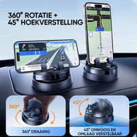 360° Draaibare Telefoonhouder voor Auto - GripPro