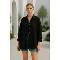 Linnen Dames Blouse met Knoopsluiting – Marise