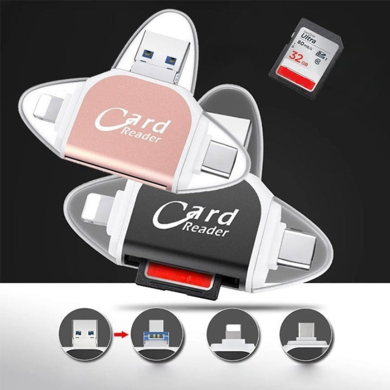 Czytnik kart 4-w-1 SD i TF - FlexPort