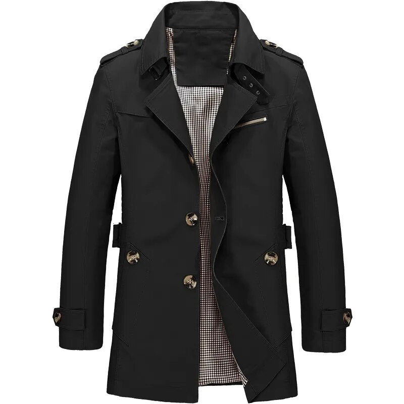 Vardi Dante™ Trenchcoat | Stijlvolle lange jas