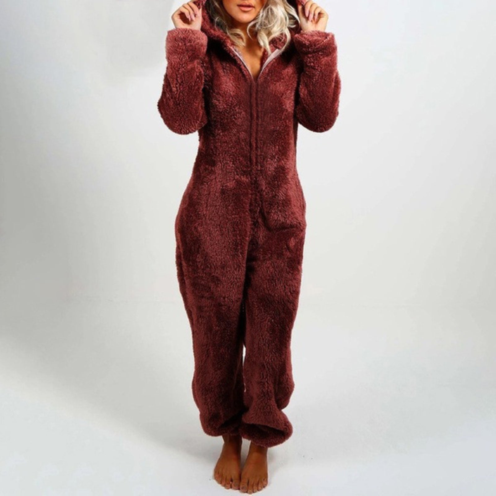 Pluche Comfy Onesie voor Dames - Harper