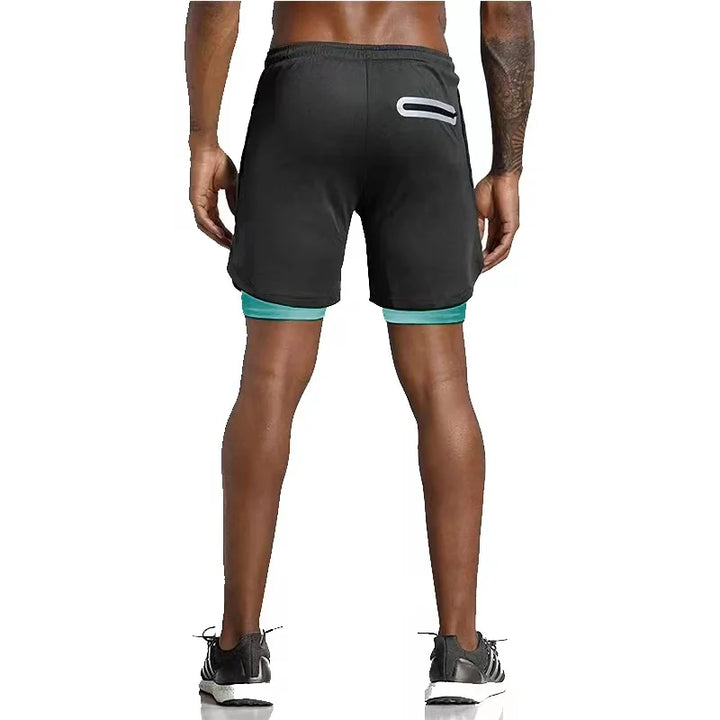 Heren Hardloopshort met Dubbele Laag – Milan