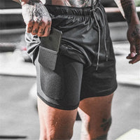 Heren Hardloopshort met Dubbele Laag – Milan
