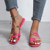 Dames Platte Zomerslippers met Open Teen – Avianne