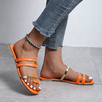 Dames Platte Zomerslippers met Open Teen – Avianne