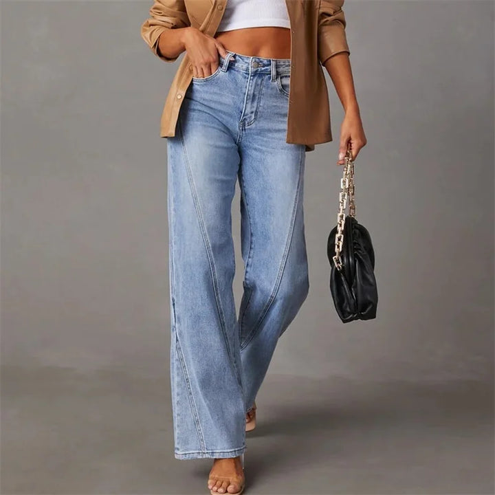 Trendy Flared Spijkerbroek - Amarine