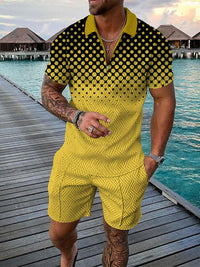 Tweedelige Heren Zomerset met Polo en Shorts – Damon