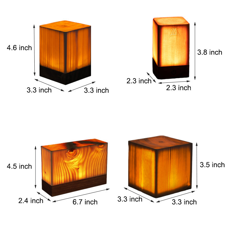 Stijlvolle LED Tafellamp - WoodGlow