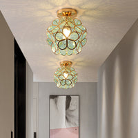 Glazen Bloemen Plafondlamp - FloraGlow