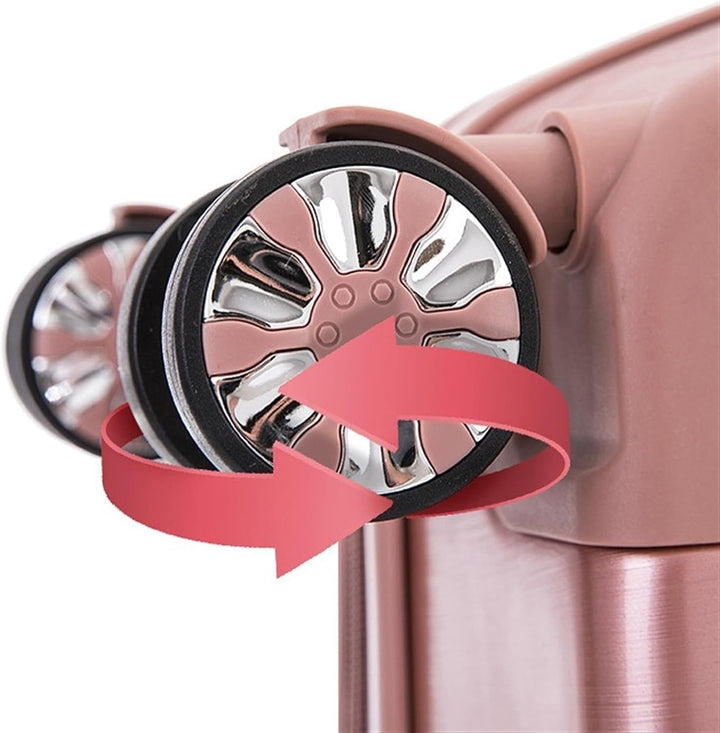 Hard Shell Handbagage Koffer met 360° Spinwielen