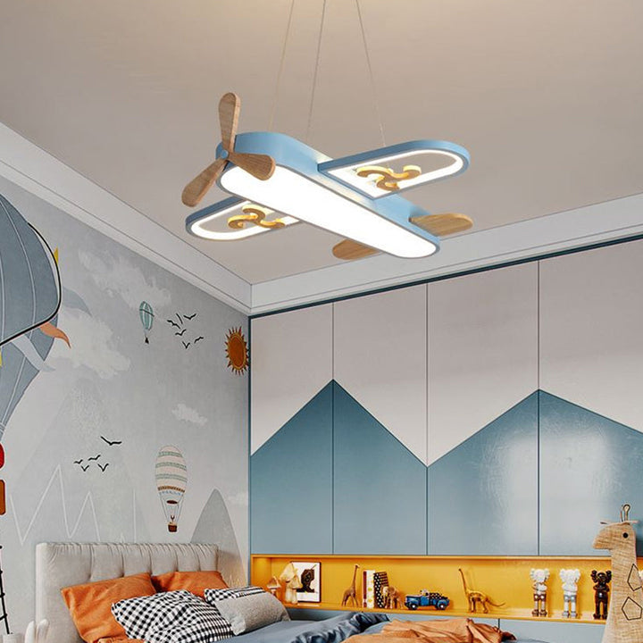 LED Vliegtuig Kinderkamer Hanglamp - SkyFlyer