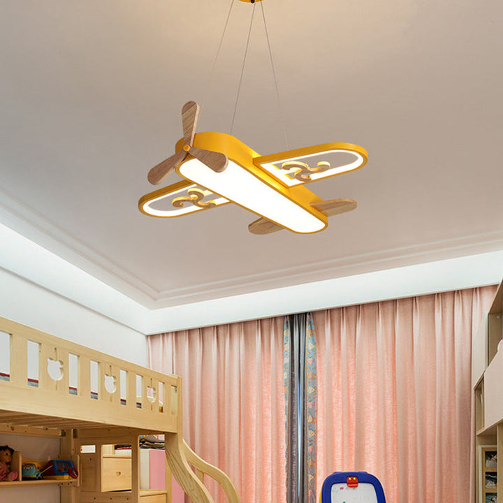 LED Vliegtuig Kinderkamer Hanglamp - SkyFlyer