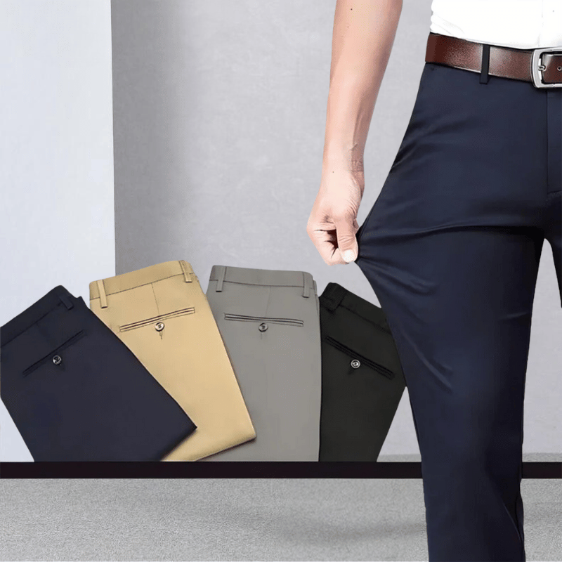 Heren Stretch Pantalon - Leo