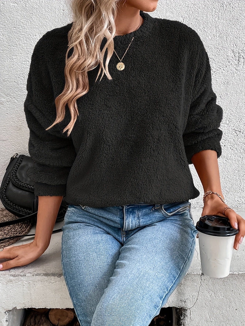 Comfortabele Teddy Pullover Sweatshirt - Livia