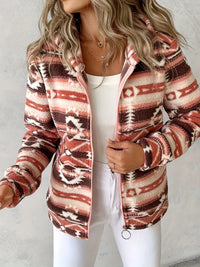 Dames Teddy Vest met Aztekenpatroon – Nayeli