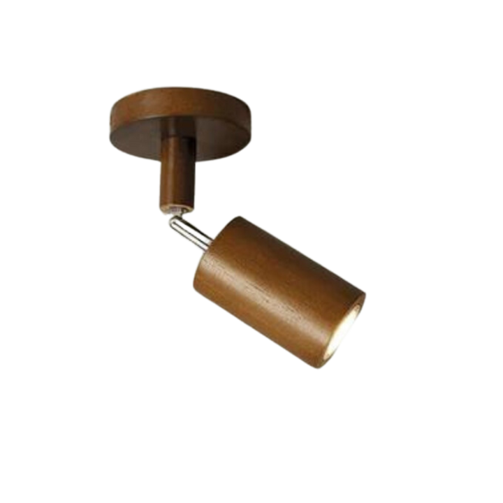 Verstelbare Houten Plafondspotlamp - EcoLux
