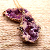 Natuurlijke Kristallen Geode Hanger - Gaia