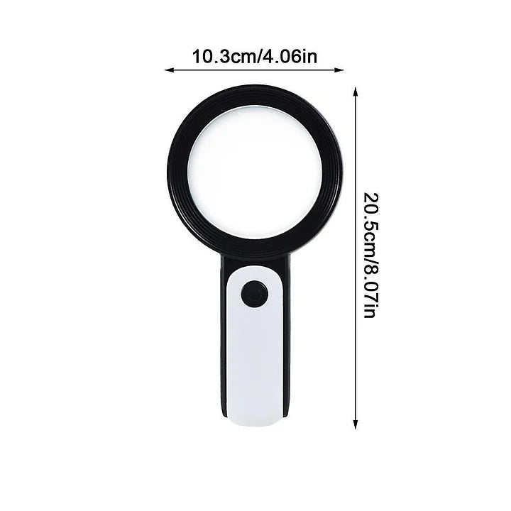 30x Handheld Vergrootglas voor Senioren - ZoomXpert