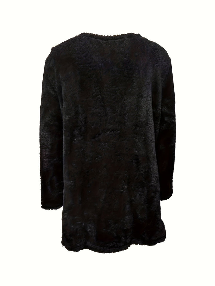 Comfortabel Fleece Sweatshirt met Print - Luna