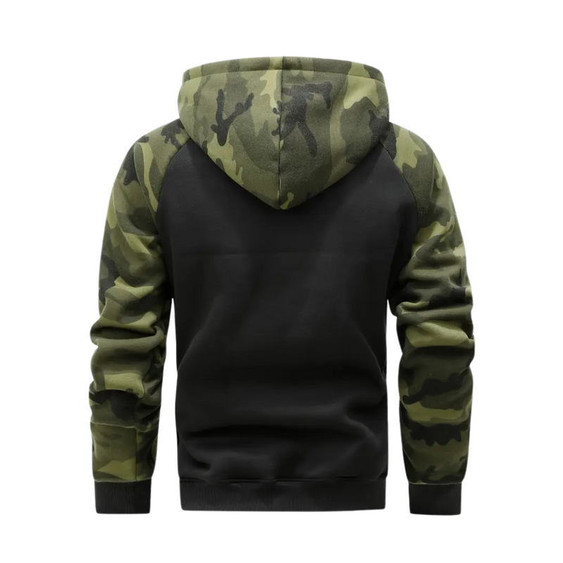 Warm en comfortabel heren camo fleecejack – Ethan