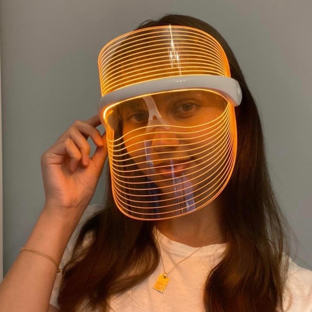 Gezichtsmasker met LED-Lichttherapie - LumiGlow