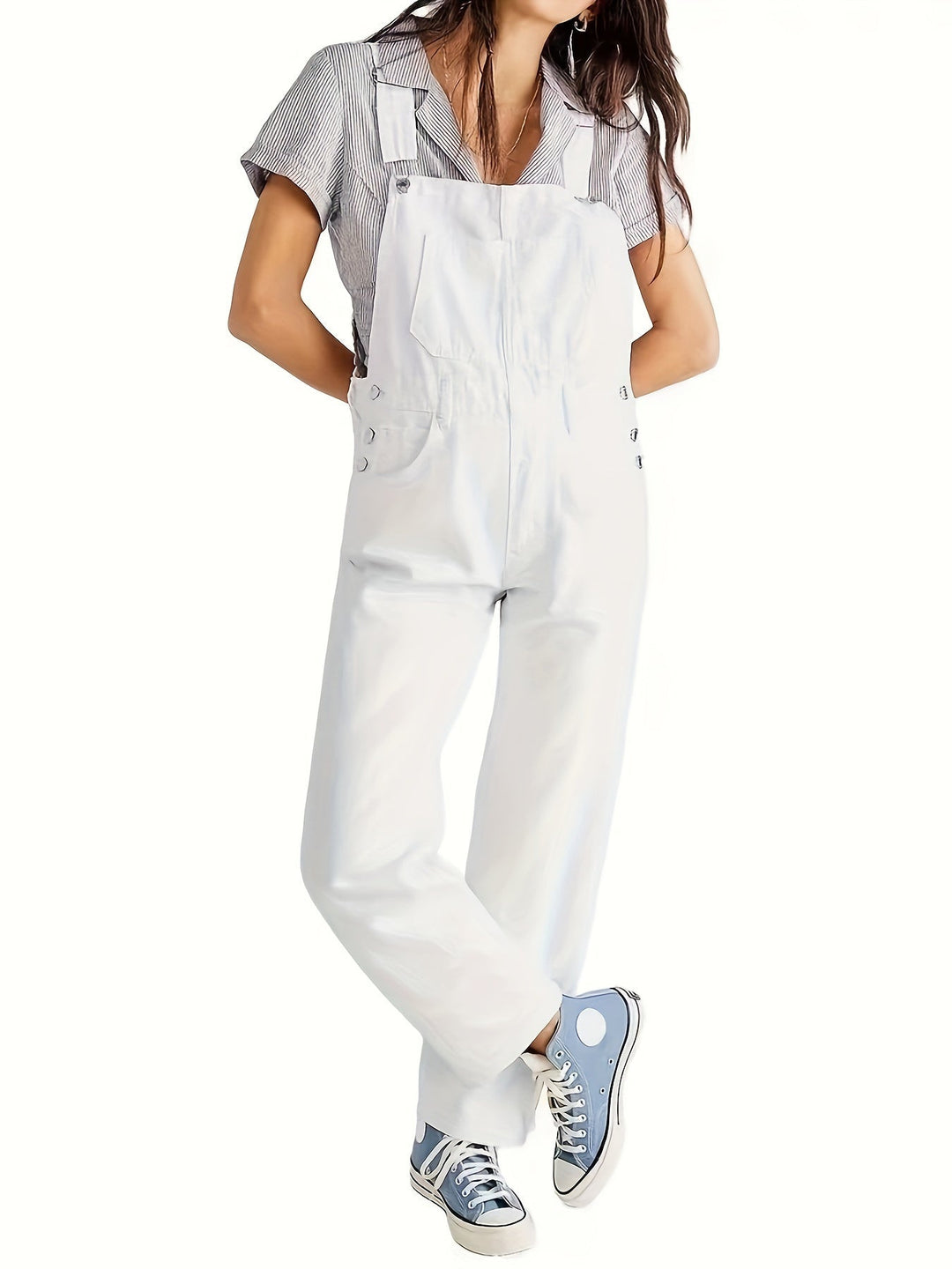 Stijlvolle dames denim jumpsuit voor elke dag - CityEase