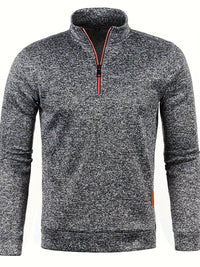Heren Pullover met Halsrits voor Herfst & Winter – Matteo