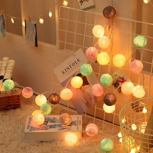 Vrolijke Katoenen Lichtgevende Ballenslinger - LumiBall