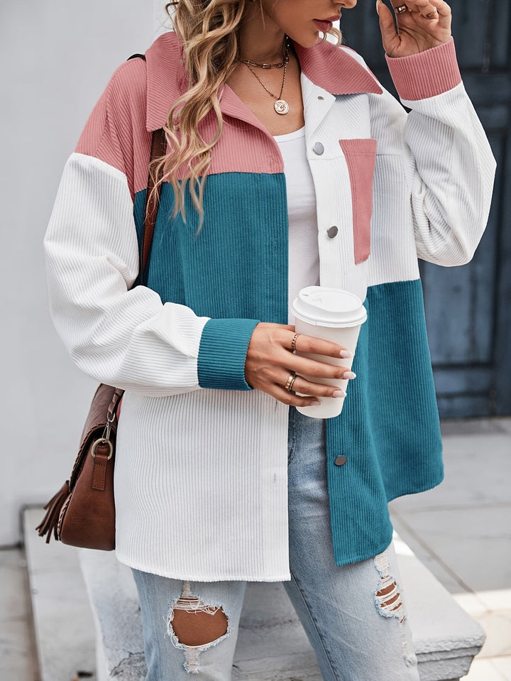 Kleurvolle Blouse met Knoopsluiting - Lina