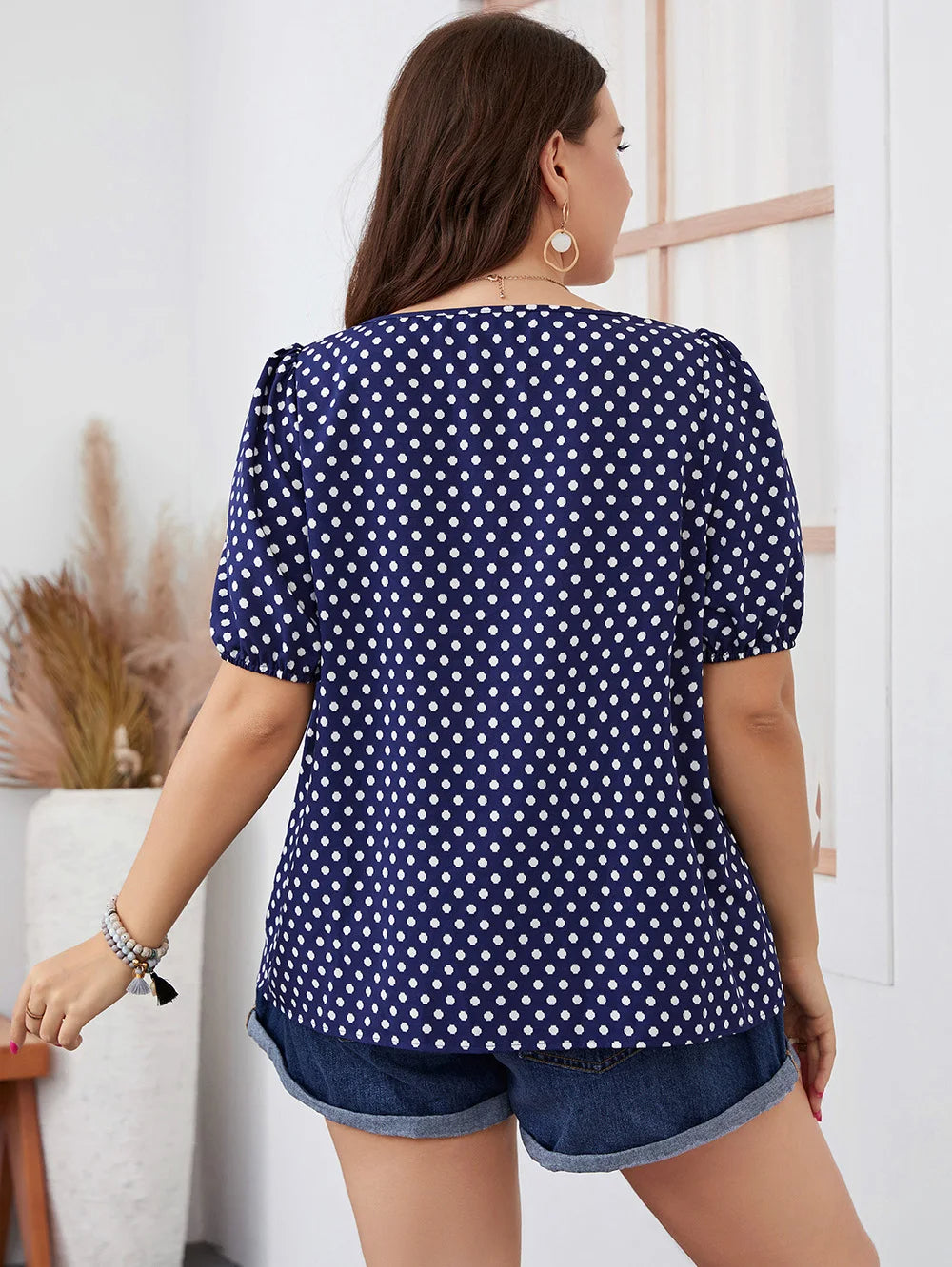 Vardi Dante™ Jade Plus-Size Top | Zomers & Stijlvol