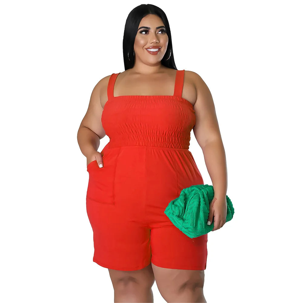 Vardi Dante™ Lonneke Plus Size Playsuit | Casual & Trendy