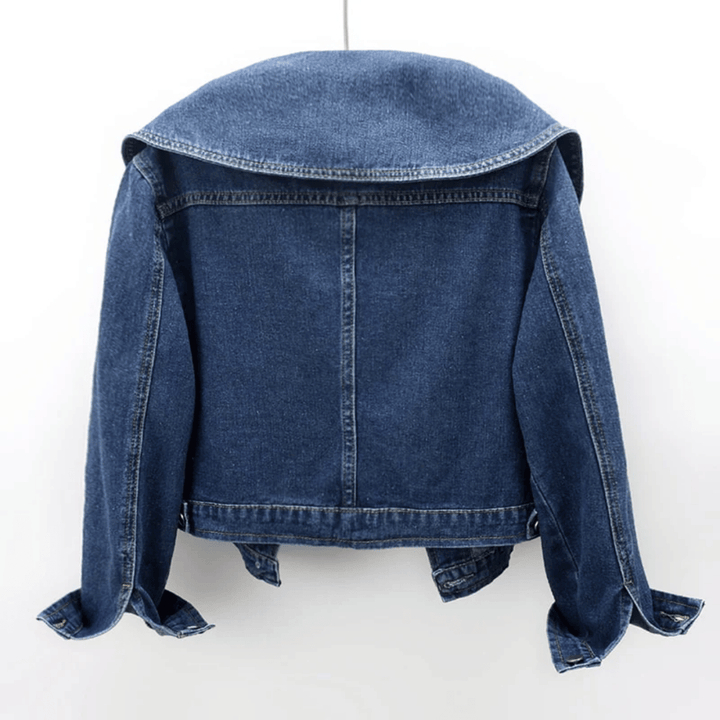 Dames Denimjasje met Matrozenkraag – Giovanna