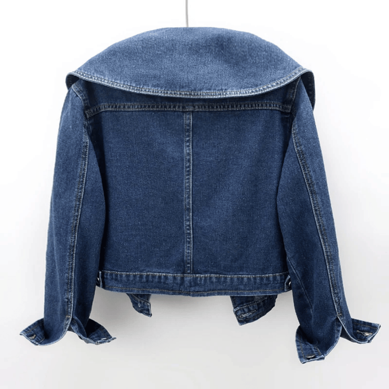 Dames Denimjasje met Matrozenkraag – Giovanna