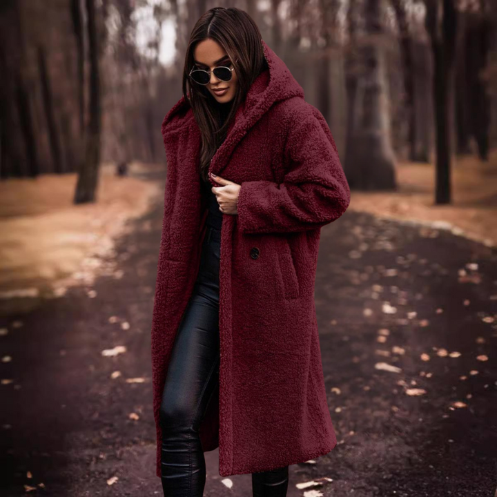 Lange Dames Teddyjas met Capuchon – Maren