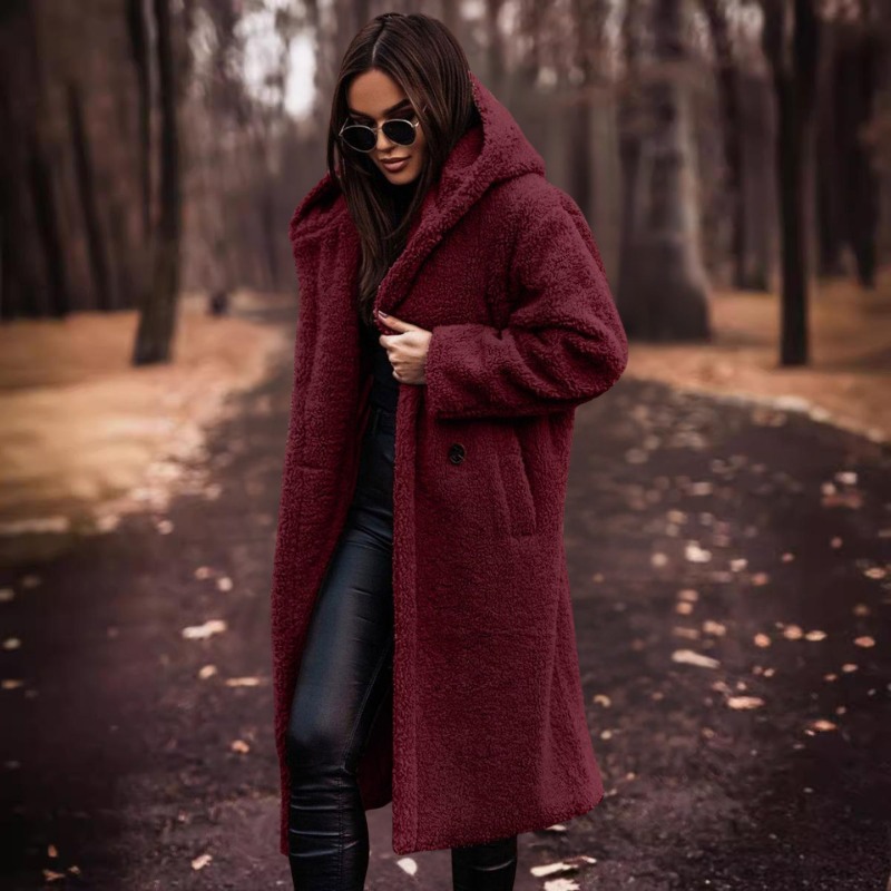 Lange Dames Teddyjas met Capuchon – Maren