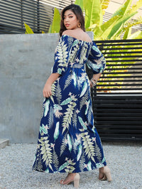 Vardi Dante™ Matilde Plus-Size Maxi-Jurk | Stijlvol & Tropisch
