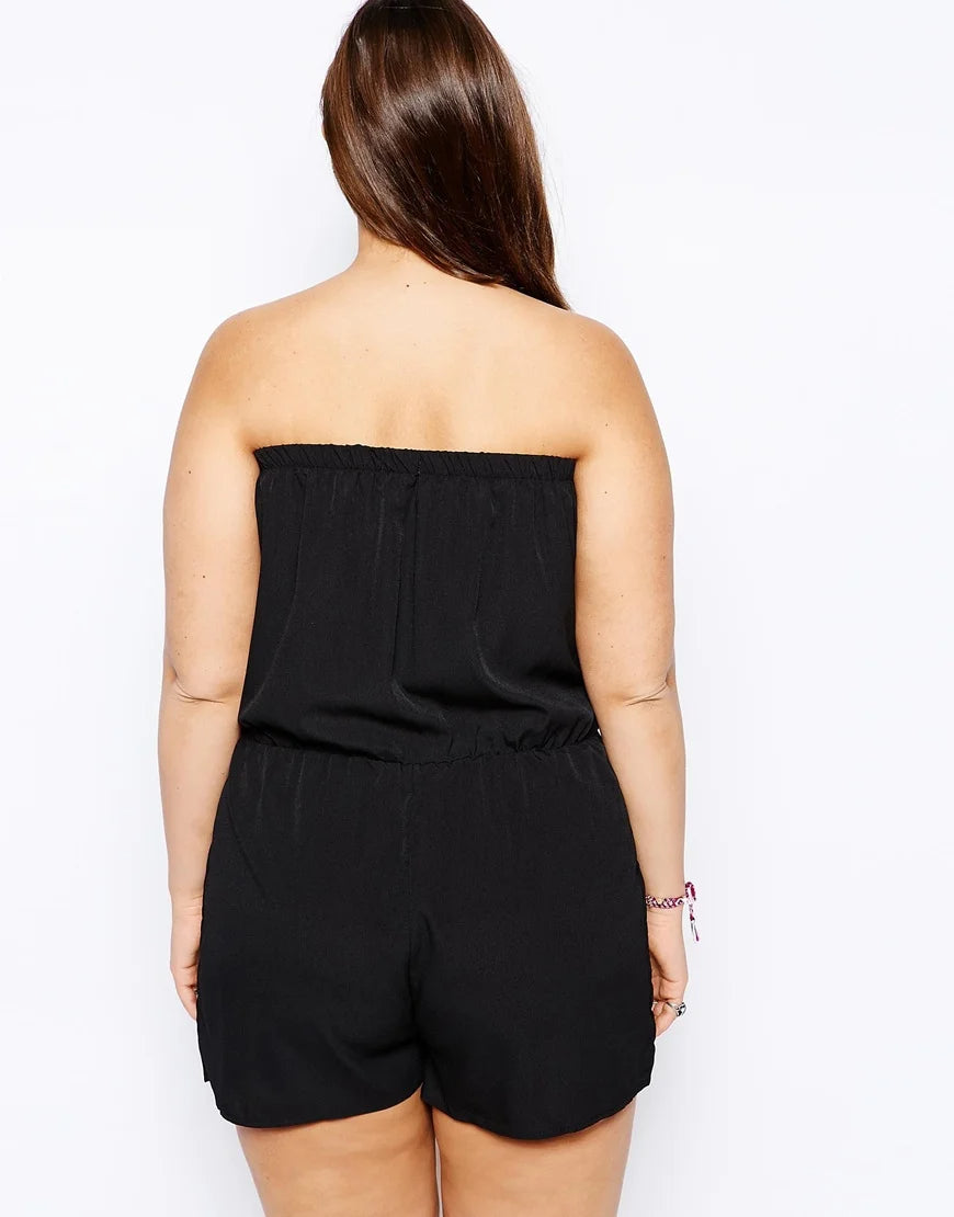 Vardi Dante™ Lily Plus Size Playsuit | Mouwloos & Stijlvol