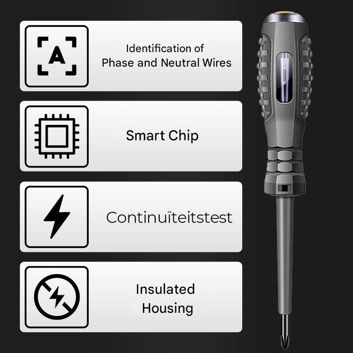 2-in-1 Schroevendraaier en Spanningsdetector – SparkPro
