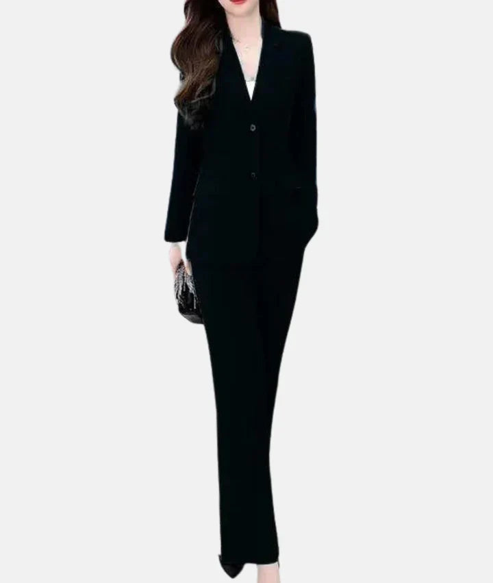 Stijlvol Broekpak met Getailleerde Blazer - Isabella