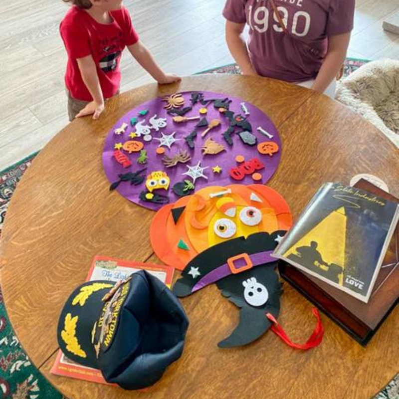 Halloween DIY Feltboard met Pompoen – SpookyBoard