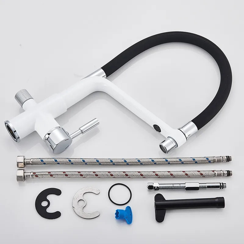 Keukenkraan met Dubbele Uitloop en Waterfiltratie - PureFlow Duo