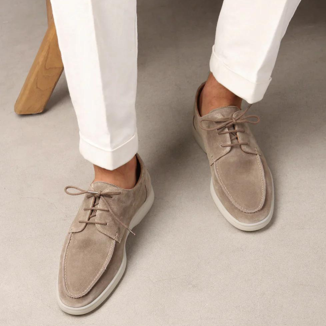 Luxe Leren Loafers met Veters voor Heren - Diederik