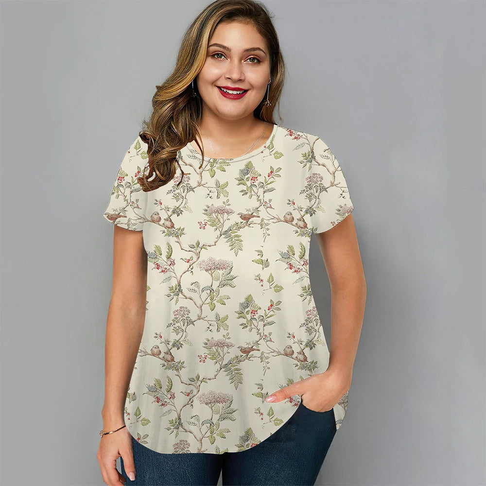 Vardi Dante™ Loïs Plus-Size T-Shirt | Vrolijk & Zomers