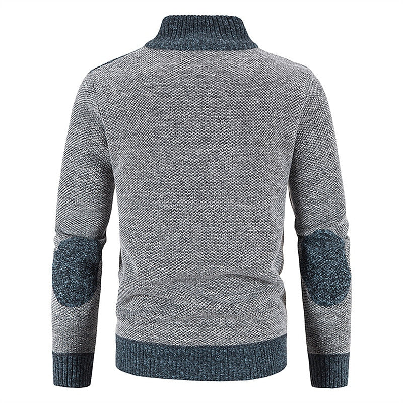 Wollen Vest met Rits en Trui - Leon