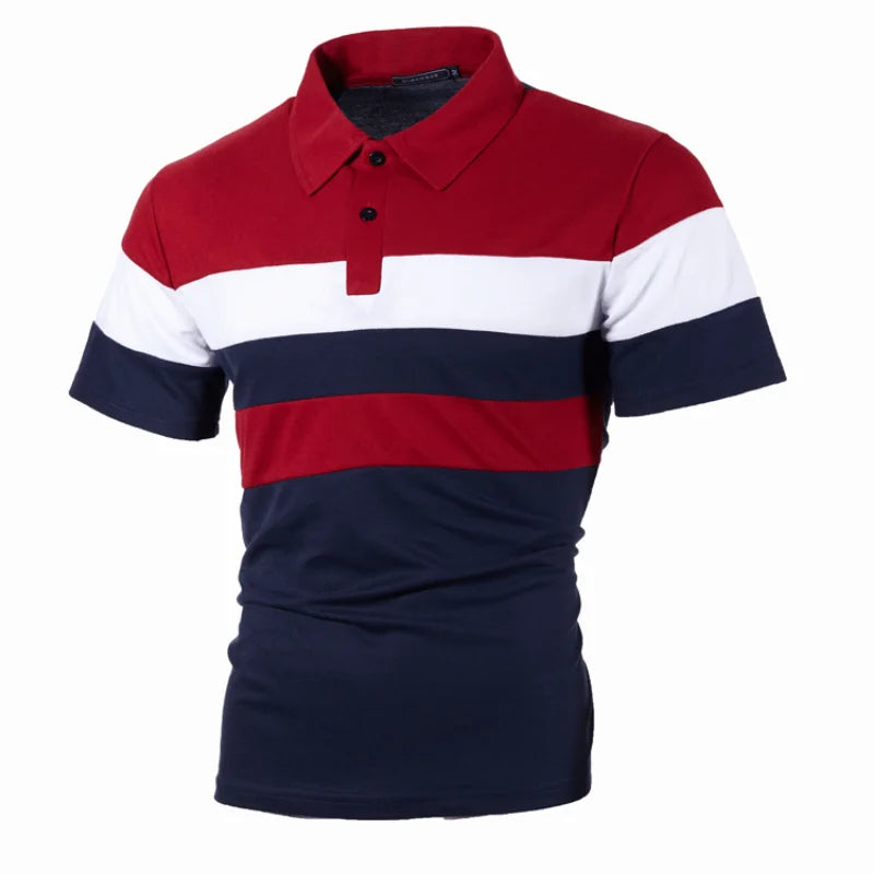 Vardi Dante™ Abel Plus Size Polo | Gestreept & Stijlvol