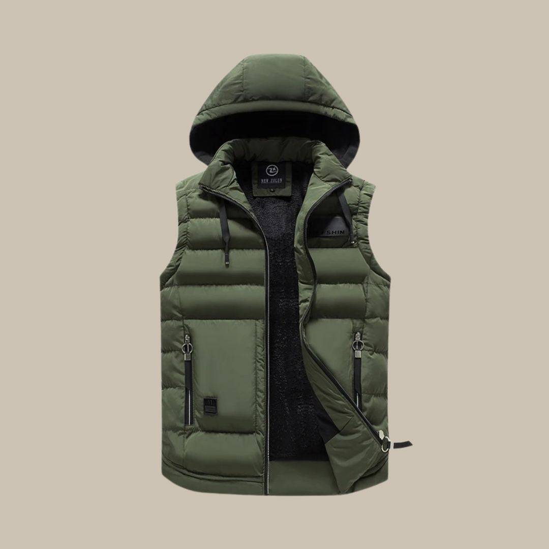 HUGO Hooded Puffer Vest | Casual Bodywarmer voor Mannen