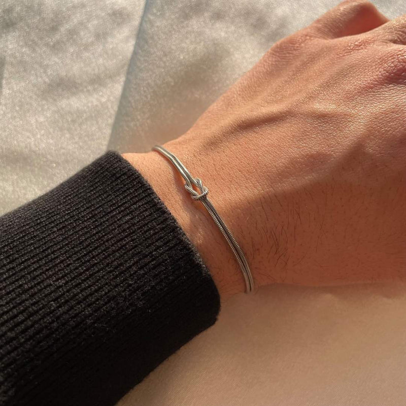 Minimalistische Knoop Armband – Elva