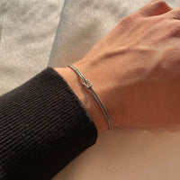 Minimalistische Knoop Armband – Elva