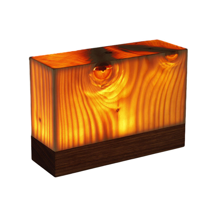 Stijlvolle LED Tafellamp - WoodGlow