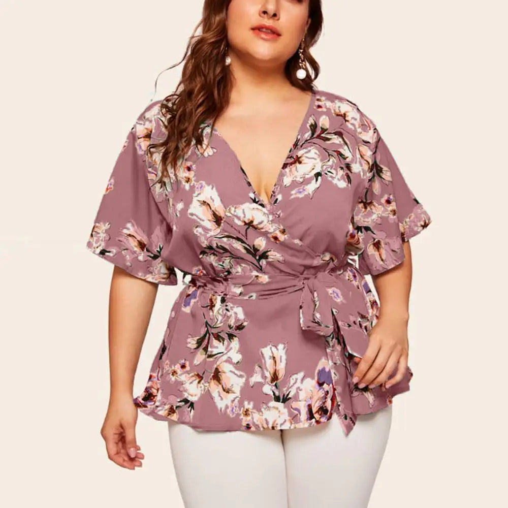 Vardi Dante™ Fenna Plus-Size Top | Kleurrijk & Veelzijdig